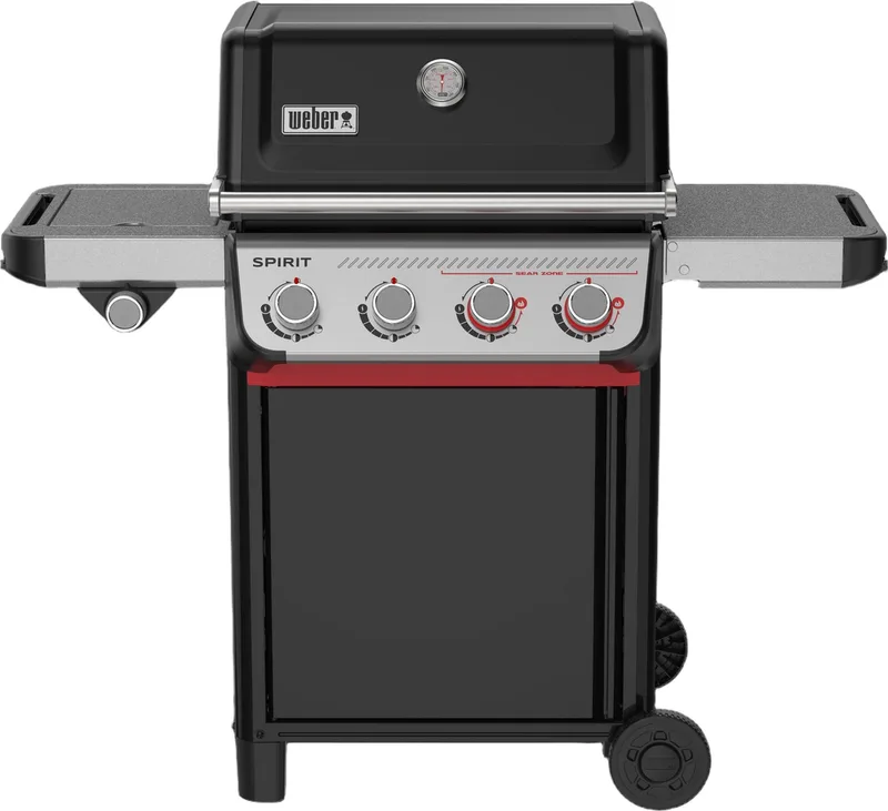 Spirit E-435 4-Pits Gasbarbecue met Zijbrander Zwart by Weber in Red – product photo