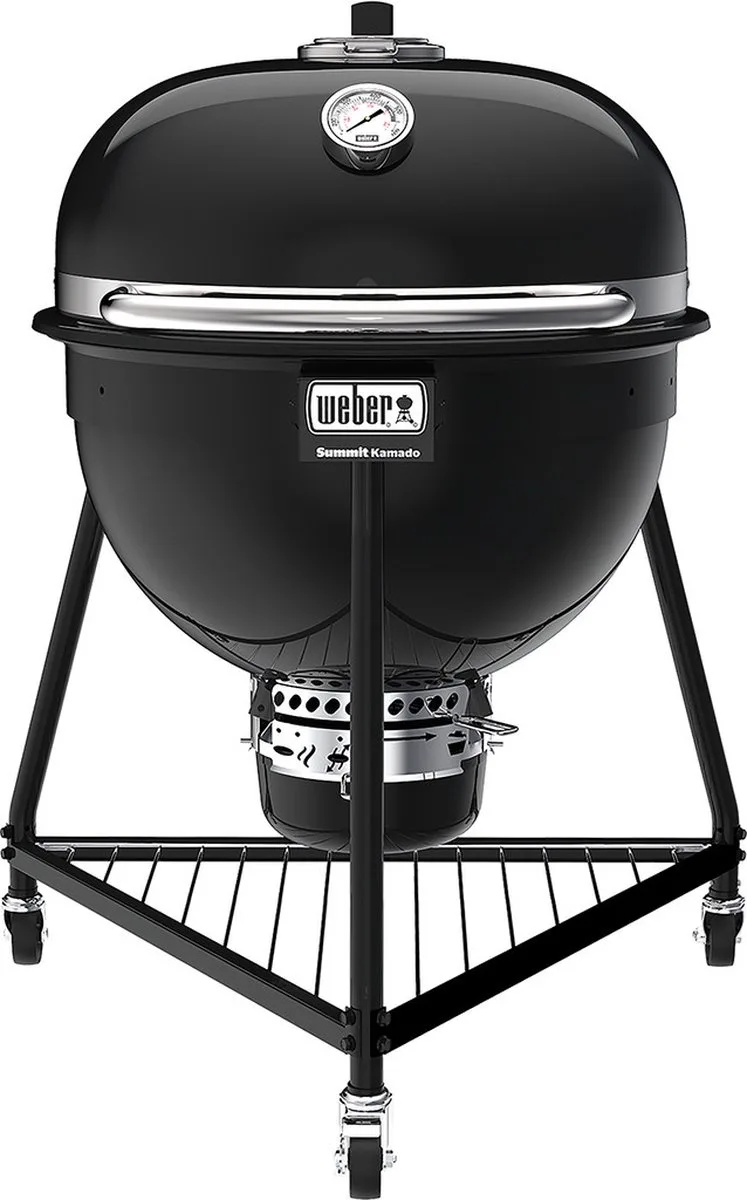Summit Kamado E6 BBQ de Weber en Gris, Noir – photo produit