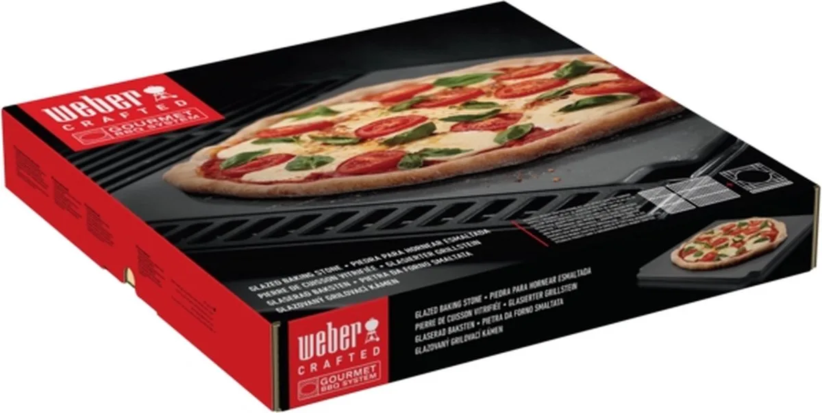 Weber 7681 pizzasteen van Weber in Zwart, Donkergrijs – productfoto