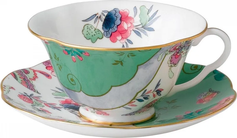 Butterfly Bloom - Kop en Schotel by Wedgwood in Green – product photo