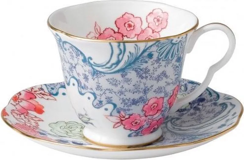 Butterfly Bloom - Kop en Schotel - Roze by Wedgwood in Blue – product photo
