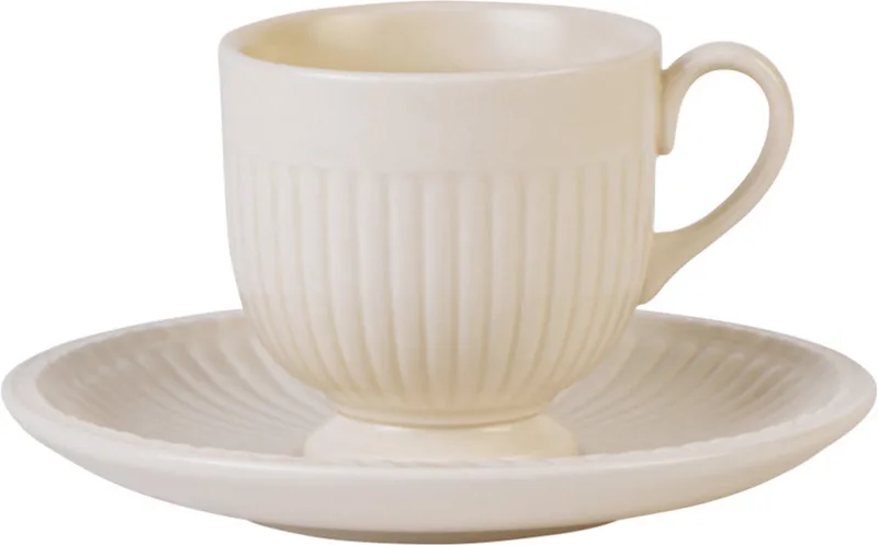 Edme - Espressokop&schotel fra Wedgwood i Creme – produktbillede