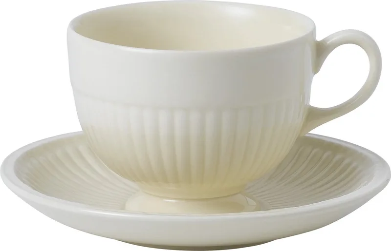 Edme - Kop en Schotel 190 ml by Wedgwood in Cream – product photo