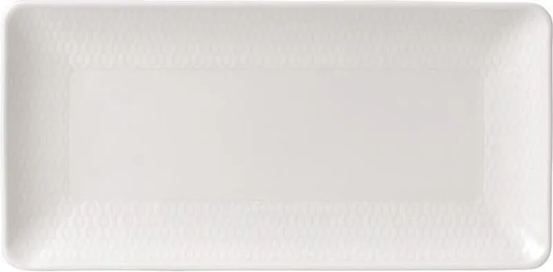 Gio Serveerschaal rechthoekig - 21cm by Wedgwood in White – product photo