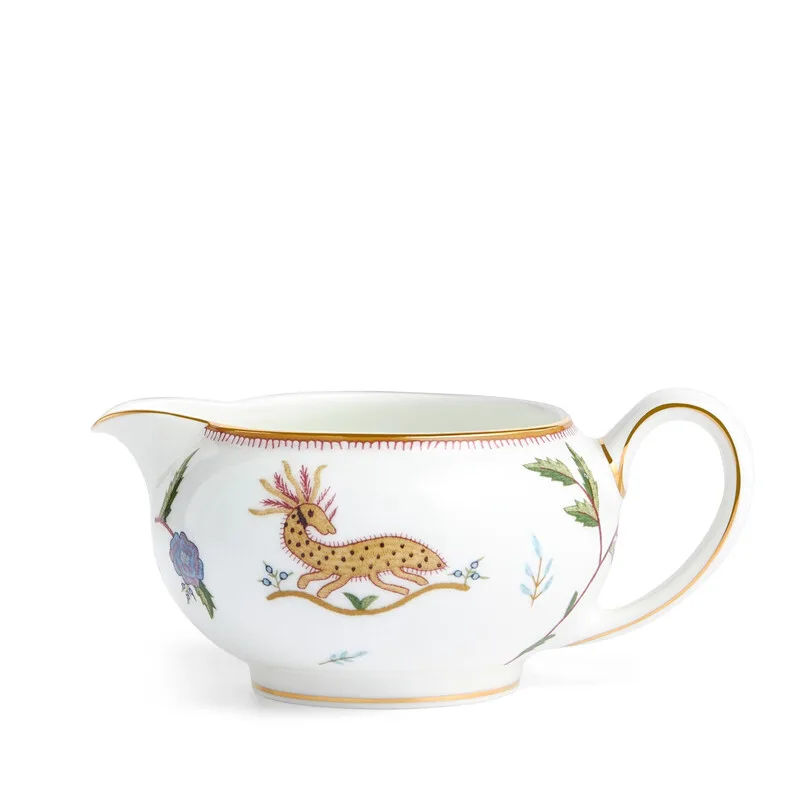 Kit Kemp Mythical Creatures Fein Bone China Milchkännchen mit 22K Goldbänderung fra Wedgwood – produktbillede