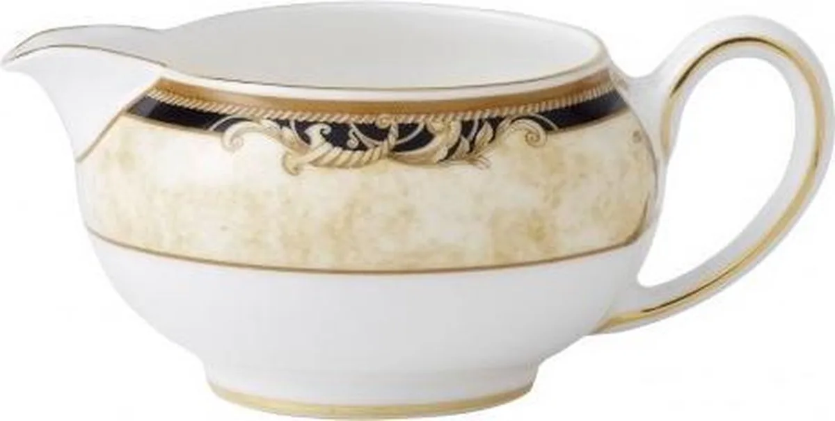 Melkkannetje Cornucopia 150 ml van Wedgwood in Zwart – productfoto