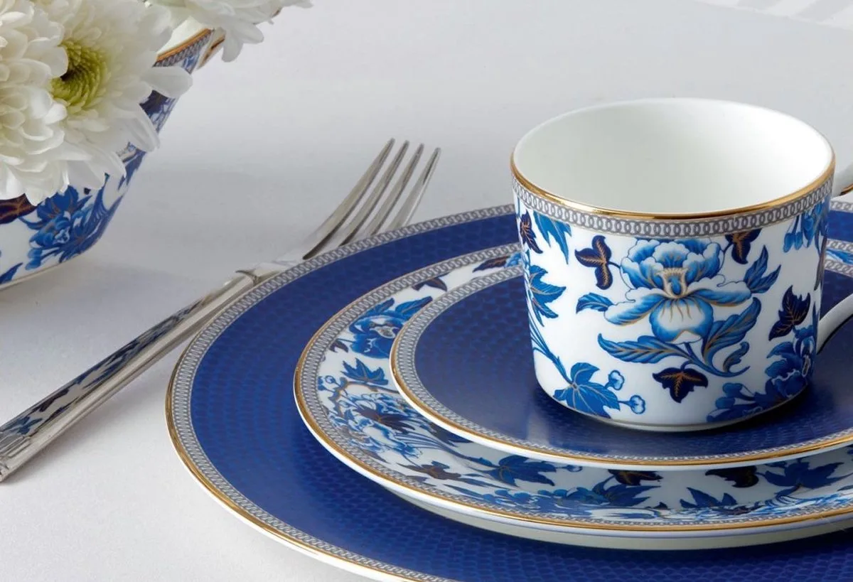 Melkkannetje Hibiscus van Wedgwood in Blauw – productfoto
