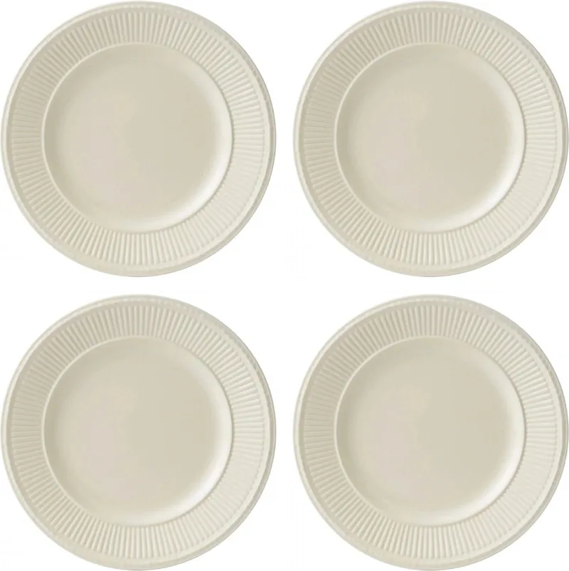 Ontbijtbord Edme ø 23 cm - 4 stuks by Wedgwood in Cream – product photo