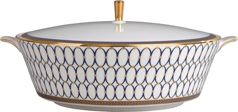 Saladeschaal Renaissance Gold 1.5 Liter by Wedgwood in Blue, Gold – product photo