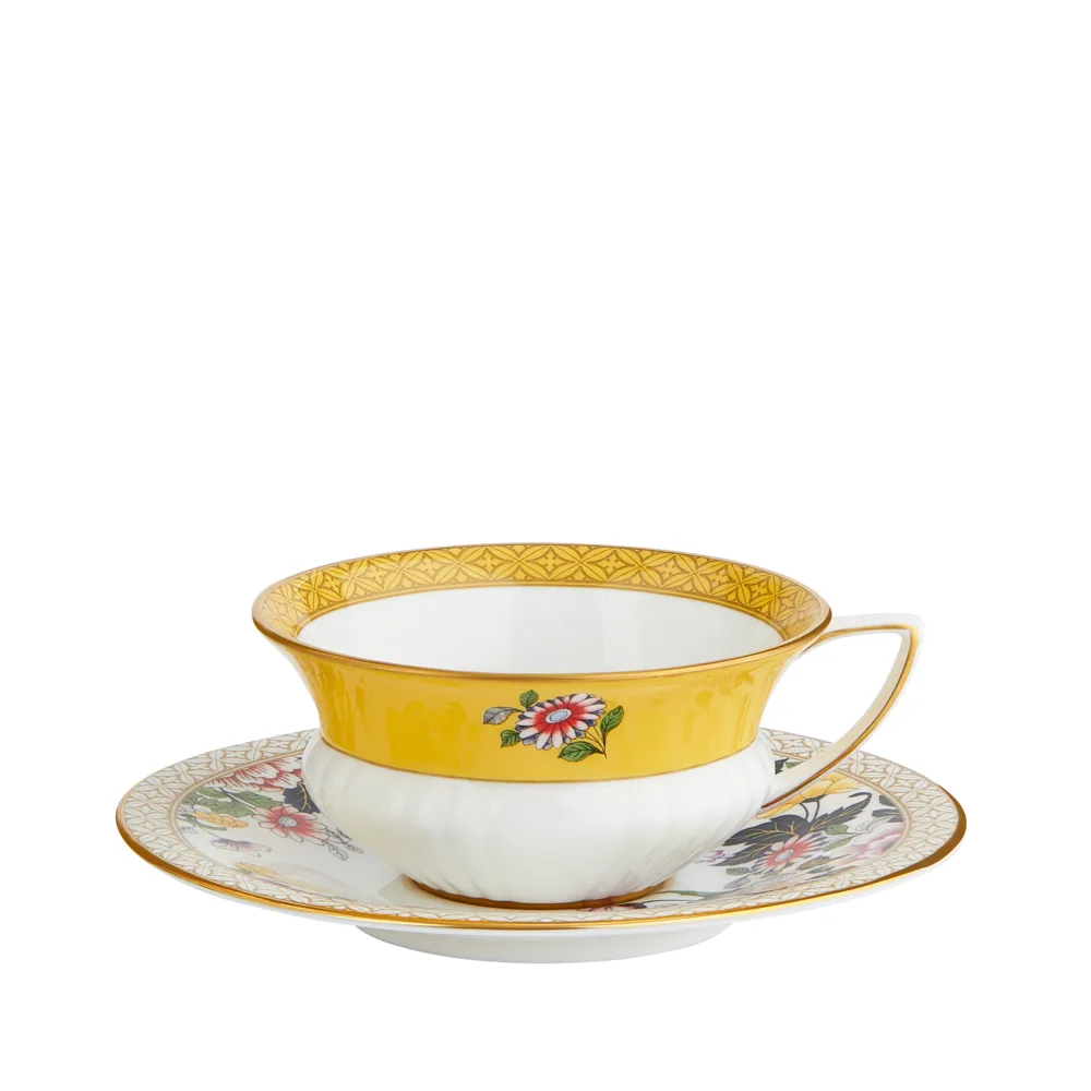 Wonderlust - Theekop&schotel Primrose de Wedgwood – photo produit