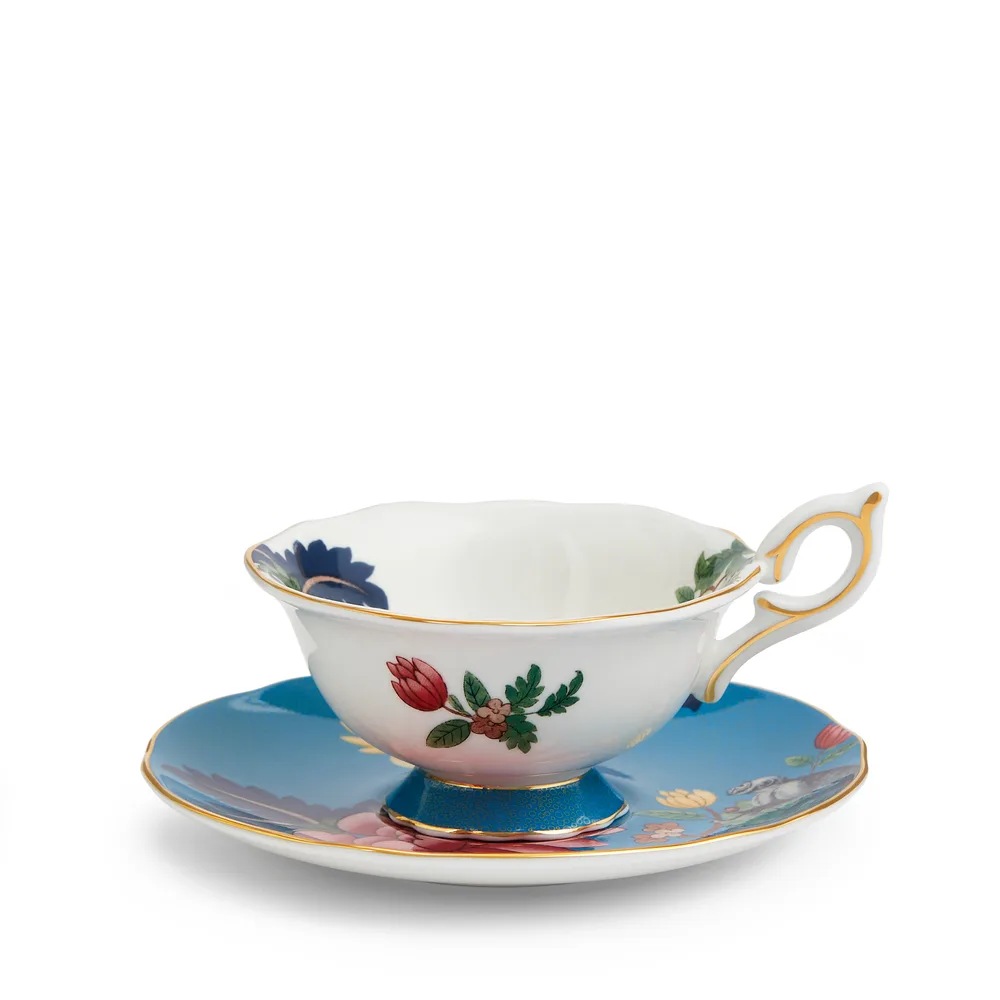 Wonderlust - Theekop&schotel Sapphire Garden de Wedgwood – photo produit