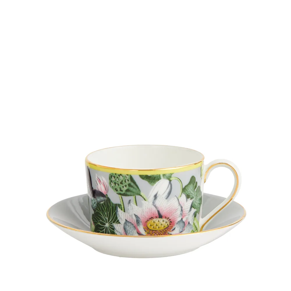 Wonderlust Waterlily - Theekop&schotel de Wedgwood – photo produit