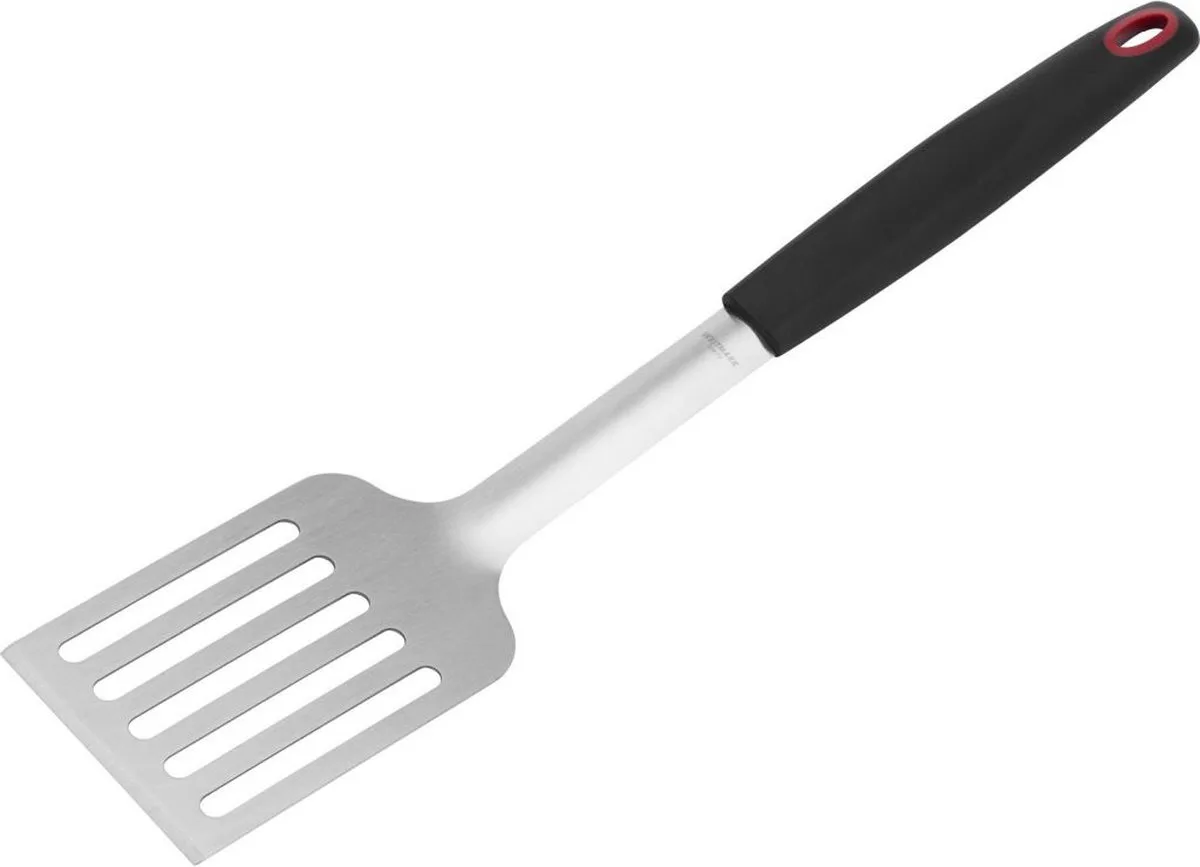 Barbecuespatel, lengte: 43 cm, roestvrij staal/kunststof, kleur: zilver/zwart/rood, 15092280 van Westmark in Zwart – productfoto
