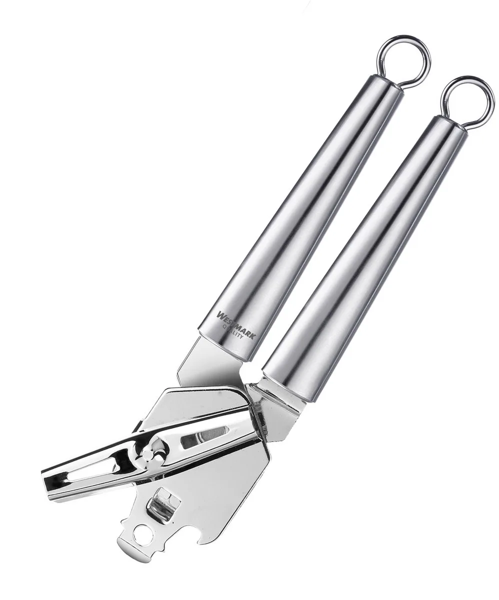 blikopener (tangmodel) met kroonkurk- en dekselopener, lengte: 21,3 cm, roestvrij staal, Glory, 18392270 fra Westmark i Sølv – produktbillede