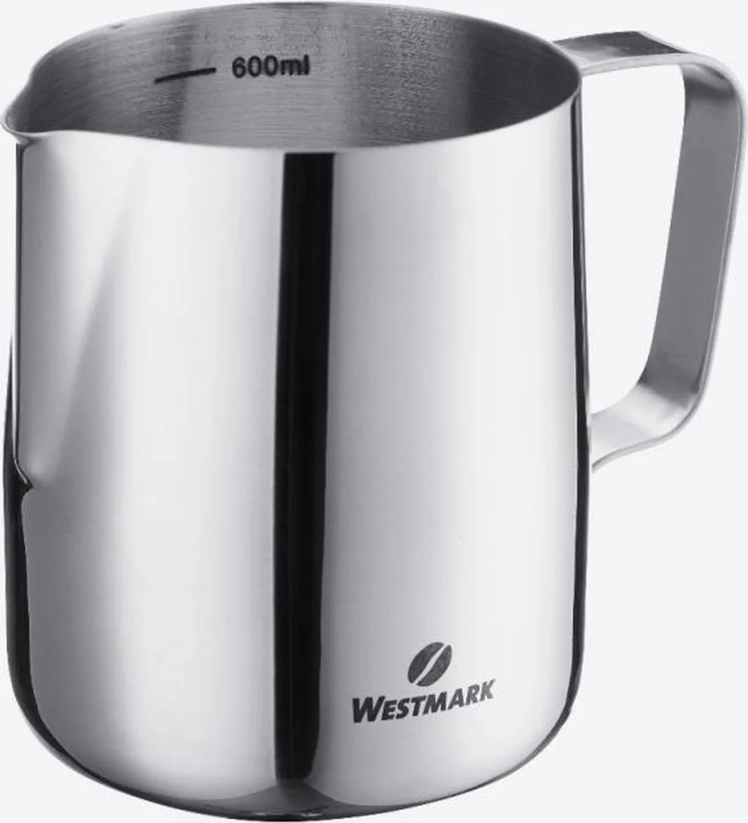 Brasilia melkkan uit rvs 600ml by Westmark in Zilvergrijs – product photo