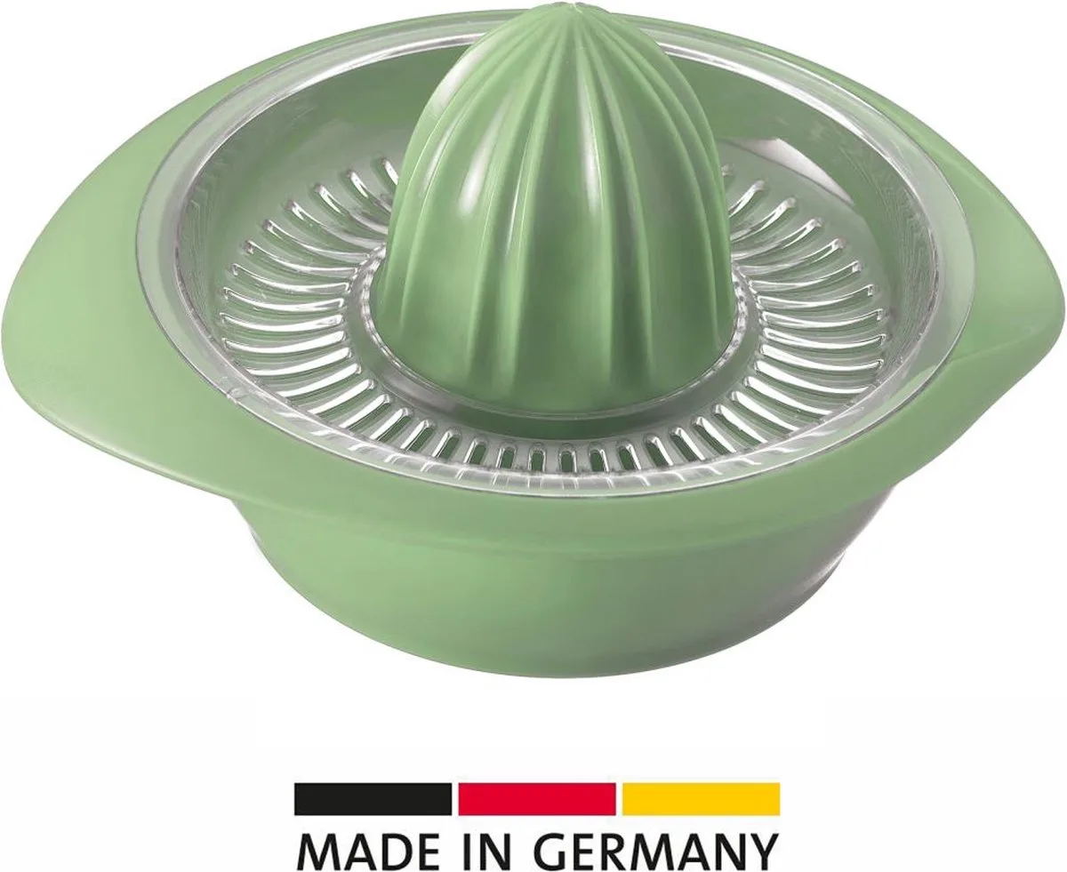 Citruspers met sapreservoir, diameter: 18,7 cm, inhoud: 350 ml, kunststof, Limetta, mint groen, 3091227M de Westmark en Munt Groen – photo produit