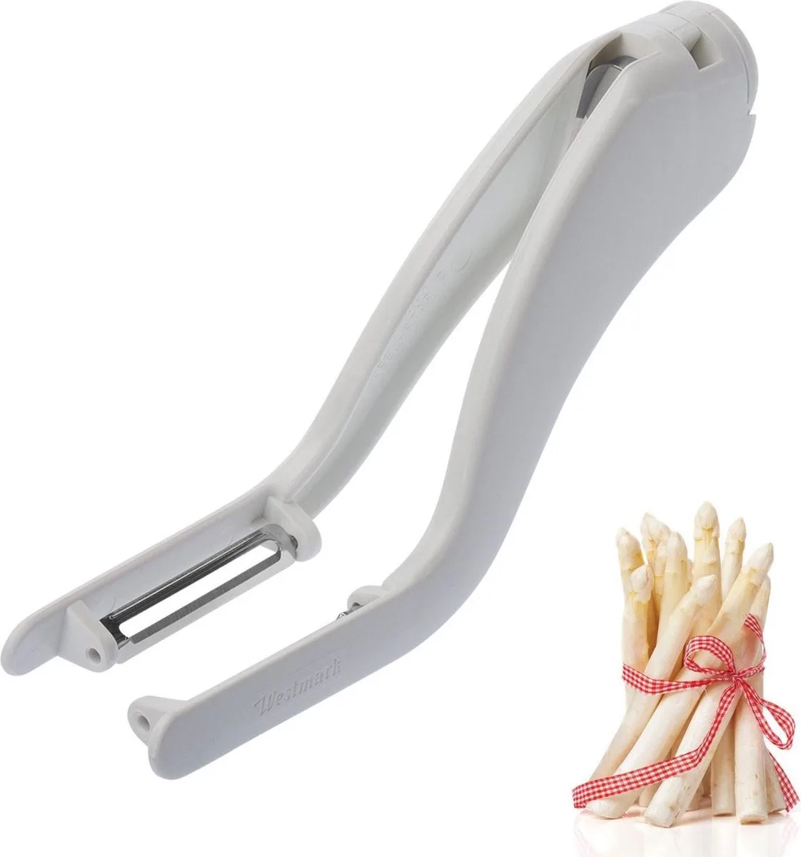 Dubbel-/groenteschiller, aspergeschiller, roestvrijstalen messen, Peel-Star KS, 60602260 de Westmark en Blanc – photo produit