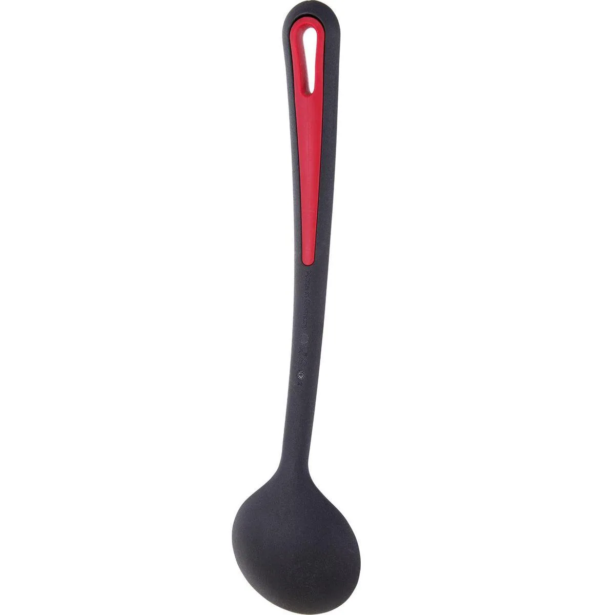 Groente-/woklepel, roerlepel, lengte: 31,5 cm, Gallant, zwart/rood, 29652270 van Westmark in Rood – productfoto