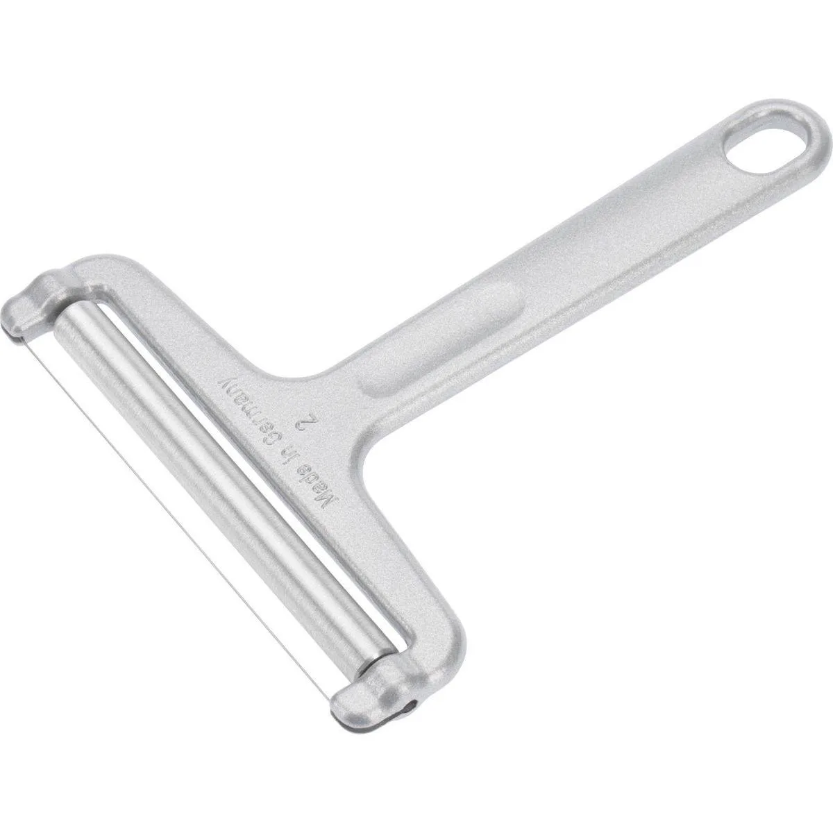 Kaasschaaf met rol en snijdraad, roestvrijstaal/aluminium, Rollschnitt, 71002270 de Westmark en Argent – photo produit