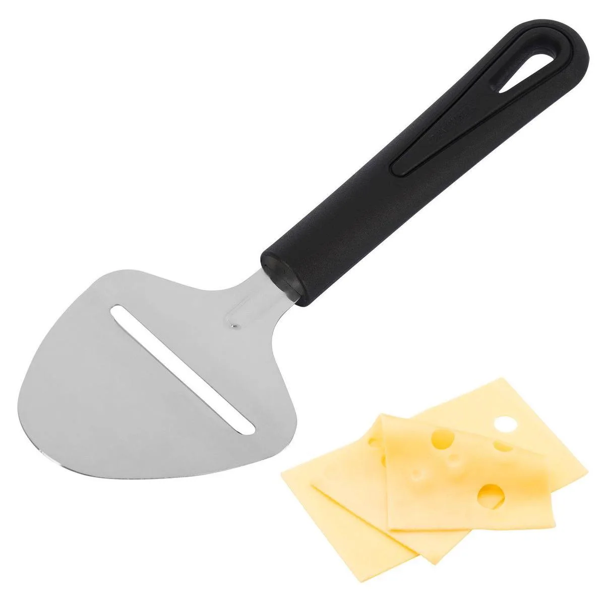 Kaasschaaf voor harde kaas, snijbreedte: 5 cm, lengte: 21 cm, roestvrij staal/kunststof, Gentle, 28262270 de Westmark en Noir – photo produit