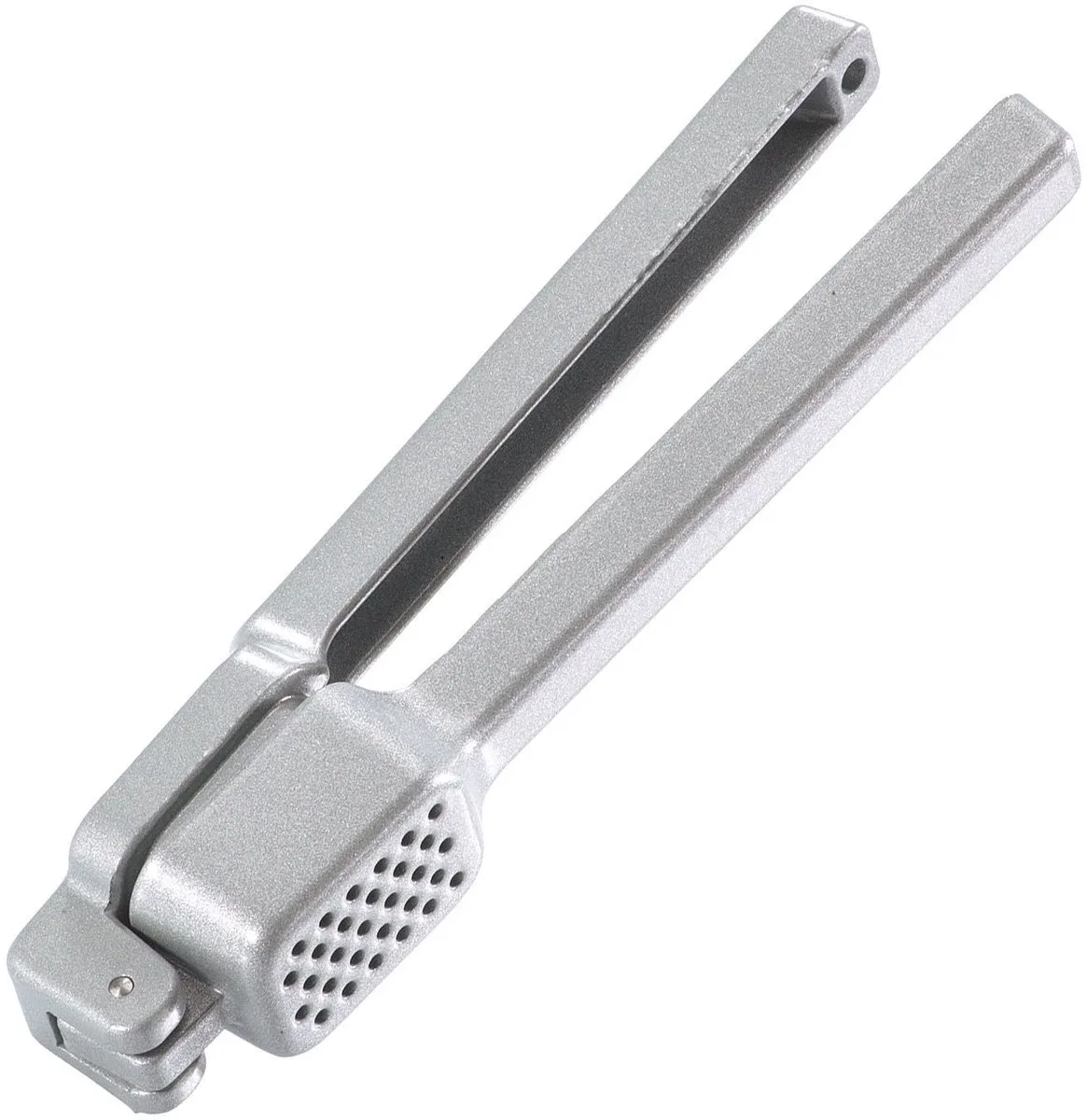 Knoflookpers, retroverpakking, aluminium 15,2 x 2,5 x 3,1 cm, Biopress, 3010RT60 van Westmark in Zilver – productfoto