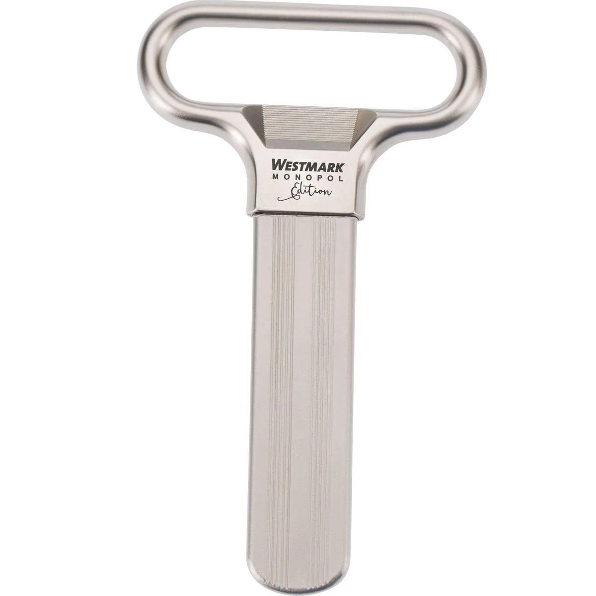 Laschen-kurkentrekker en flesopener, gegoten zink/staal, Ah-So, zilver/satijnglans, 62853380 van Westmark in Zilver, Gematteerd – productfoto