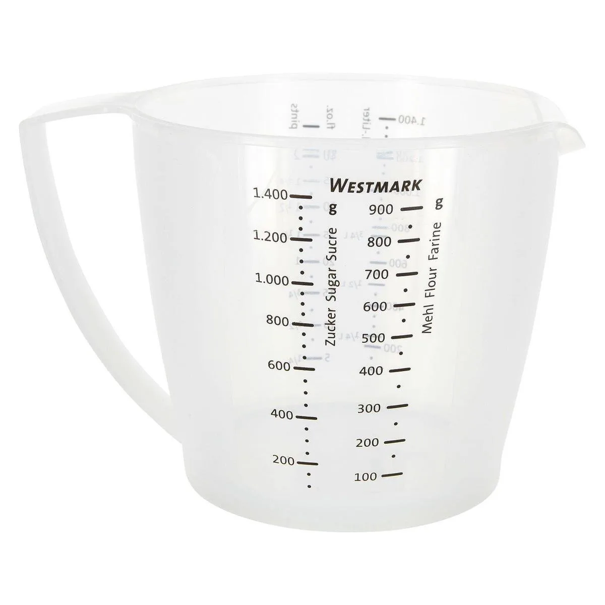 Maatbeker - Kunststof - 1.4L by Westmark in Transparant en groen – product photo