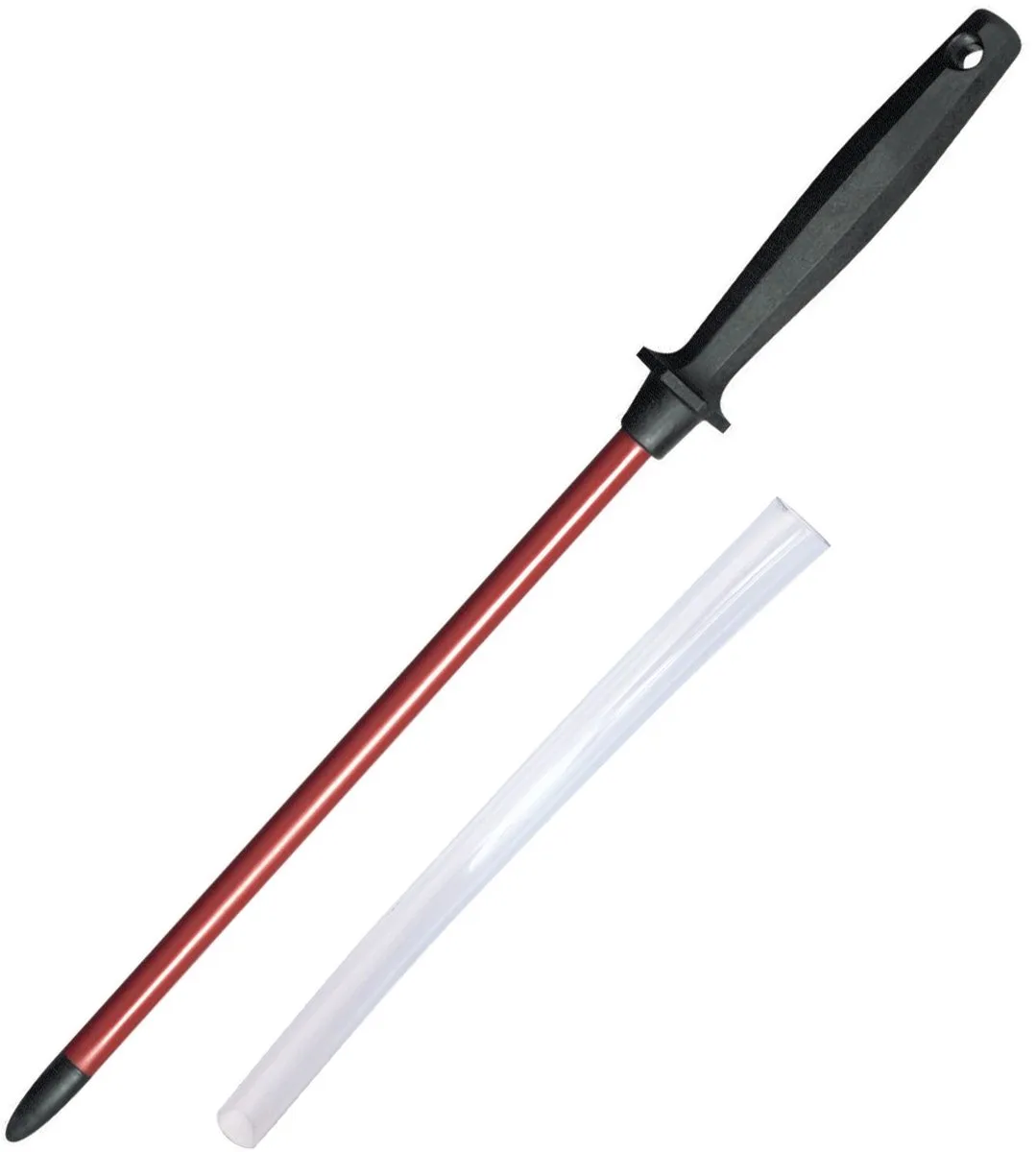 Messenslijper + staafbescherming, lengte: 35,3 cm, sinterrobijn/kunststof, Sieger-Long-Life, rood/zwart, 197122E6 van Westmark in Rood – productfoto