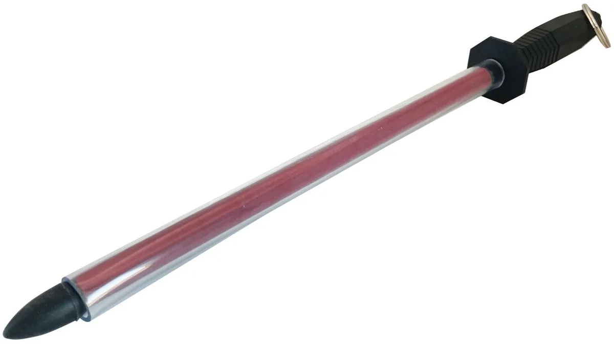 messenslijper + staafbescherming, lengte: 50,6 cm, sinterrobijn/kunststof, Sieger-Long-Life, rood/zwart, 197222E6 fra Westmark i Rød – produktbillede