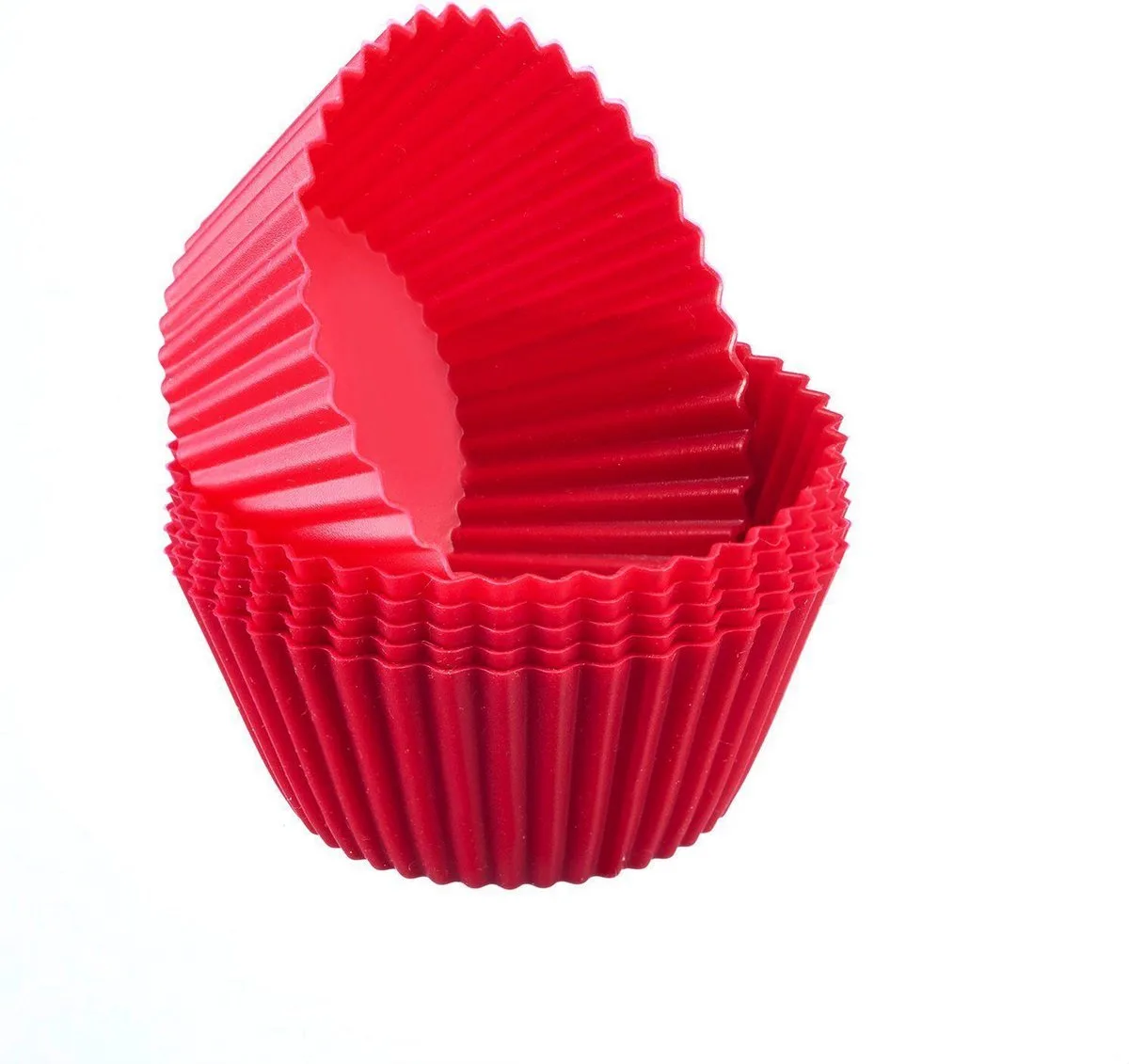 Muffinvormen Siliconen ø 7 cm - 6 stuks van Westmark in Rood – productfoto