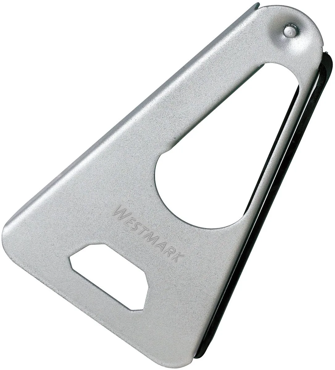 Multi-opener met rubberen band, pot-, blik- en flesopener, lengte: 17 cm, staal/rubber, Twist, 10502270 by Westmark in Silver – product photo