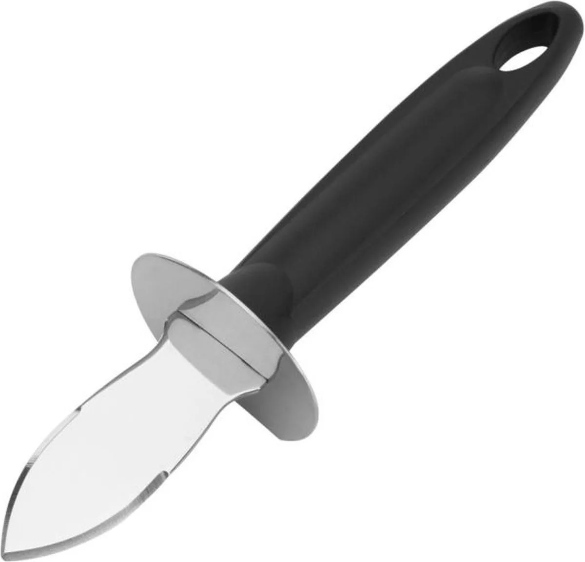 Oestermes, tweezijdig geslepen mes, totale lengte: 19,7 cm, roestvrij staal/kunststof, zilver/zwart, 66152270 van Westmark in Zwart – productfoto