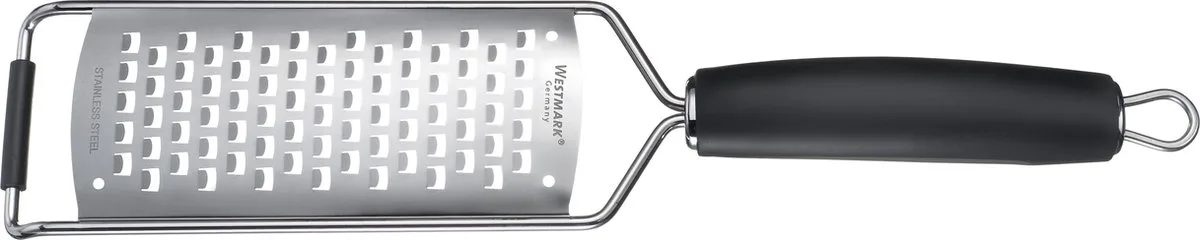 Rasp, grof, roestvrij staal/kunststof, Technicus-Square, zwart/zilver, 14142270 van Westmark in Zilver, Zwart – productfoto