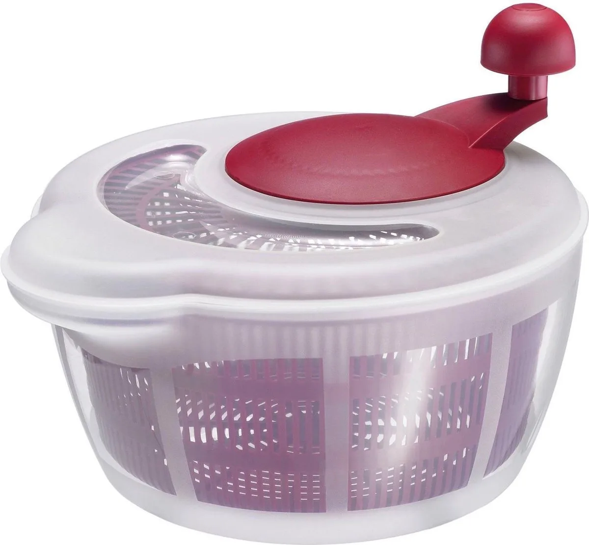 Slacentrifuge, inhoud: 5 l, ø 26 cm, kunststof, BPA-vrij, Fortuna, kleur by Westmark in Transparent, Red – product photo
