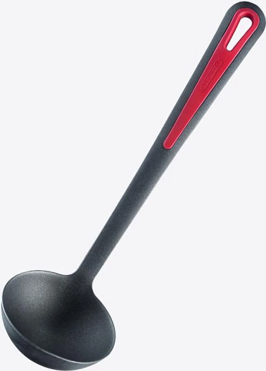 Soeplepel/pollepel, lengte: 31,5 cm, Gallant, zwart/rood, 29562270 von Westmark in Schwarz – Produktfoto