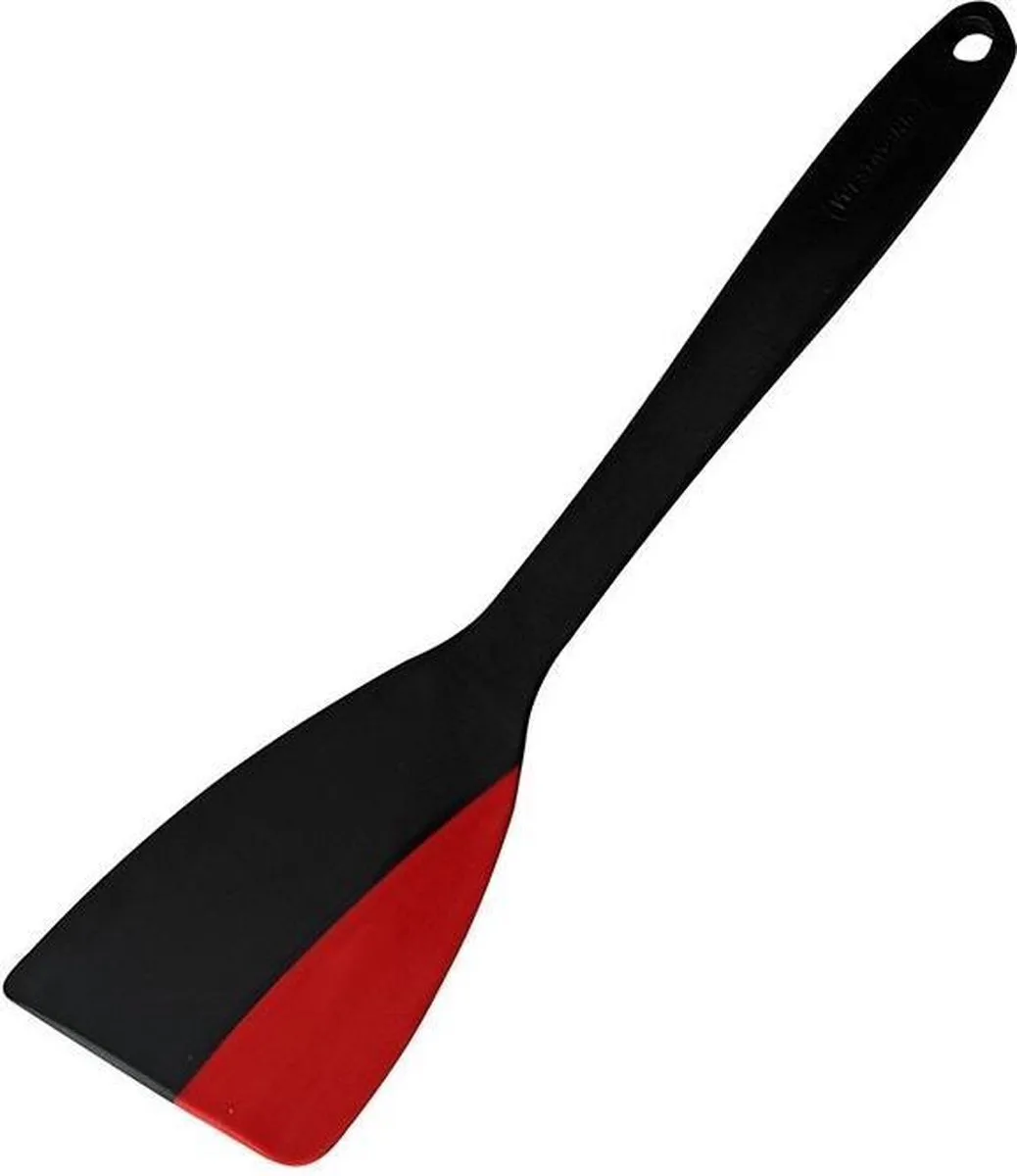 Spatel/schraper met siliconen rand, lengte: 31 cm, kunststof/siliconen, Flexi, zwart/rood, 15702270 fra Westmark i Sort – produktbillede