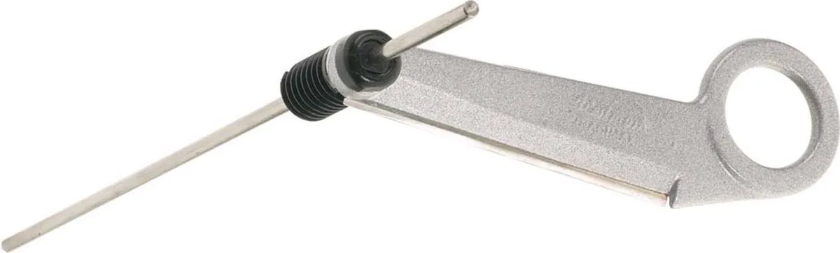 Spiraalsnijder met lange centreerstaaf, lengte: 24 cm, roestvrijstalen mes/aluminium, zilver/grijs, 51302260 de Westmark en Argent – photo produit