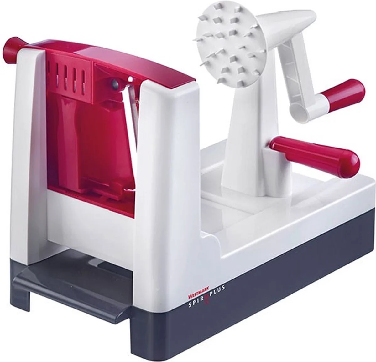 Spiraalsnijder, roestvrij staal/kunststof, Spiro Plus, wit/donkergrijs/rood, 97132260 by Westmark in Red – product photo