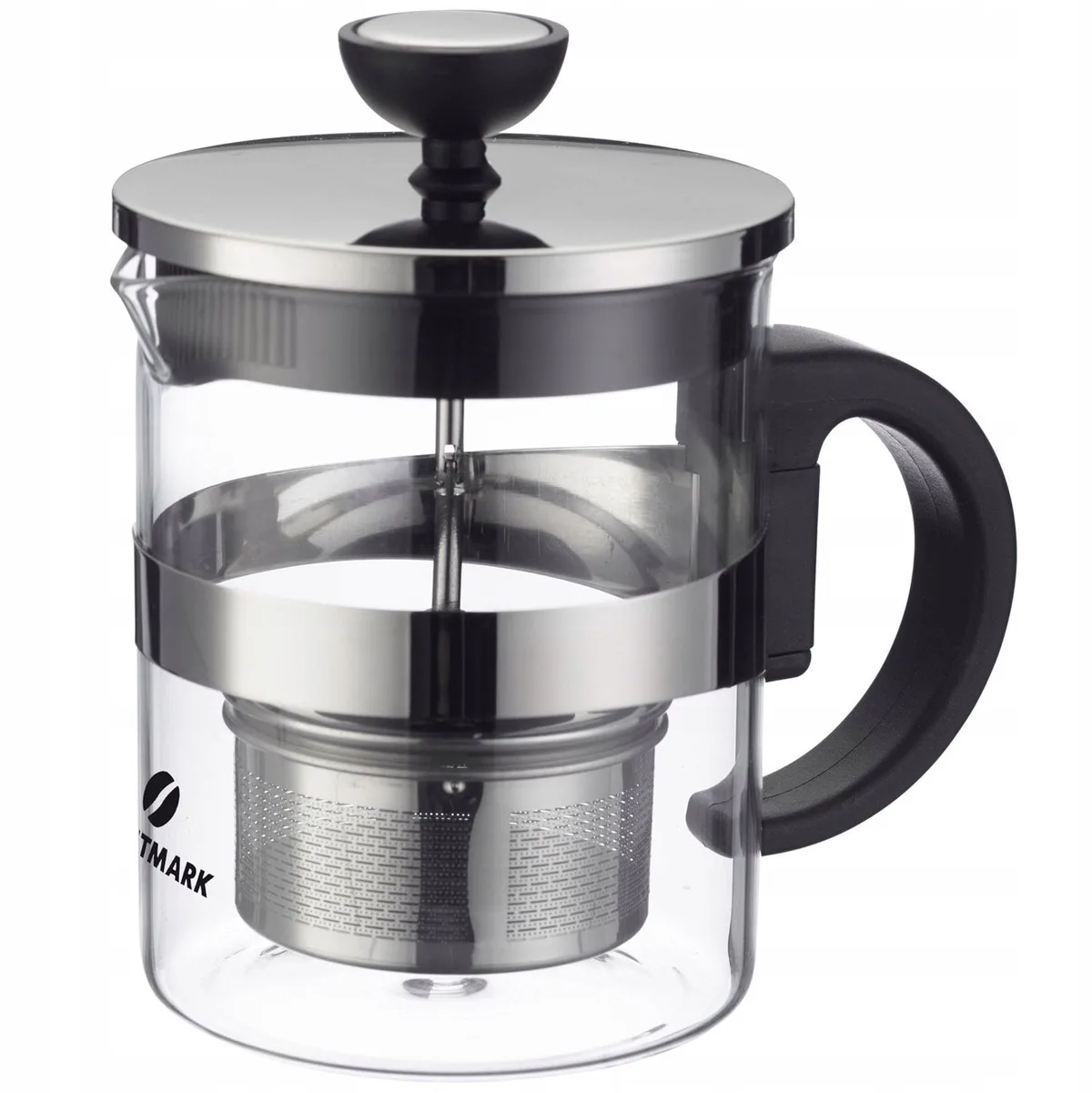 Theepot met Zeef - 600 ml - Glas & RVS de Westmark – photo produit
