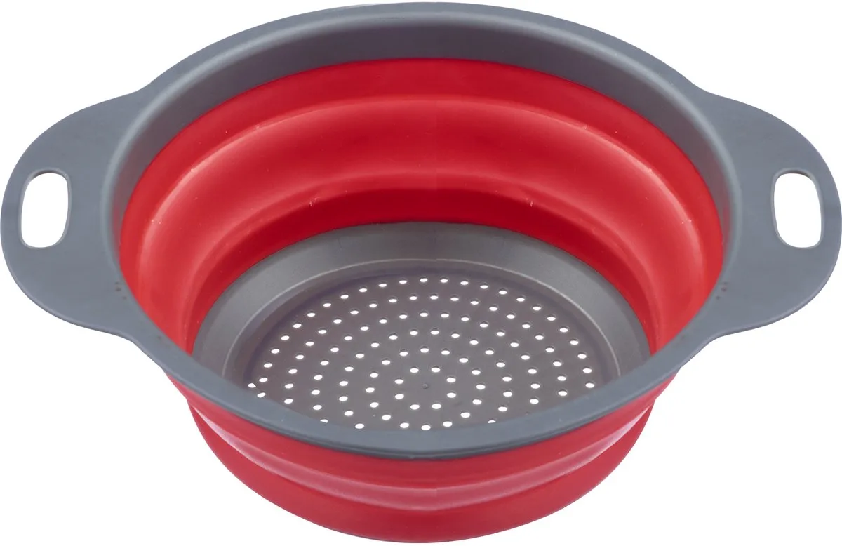 vergiet, opvouwbaar, Ø 22 cm, kunststof, antraciet/rood, 21222270 by Westmark in Red – product photo