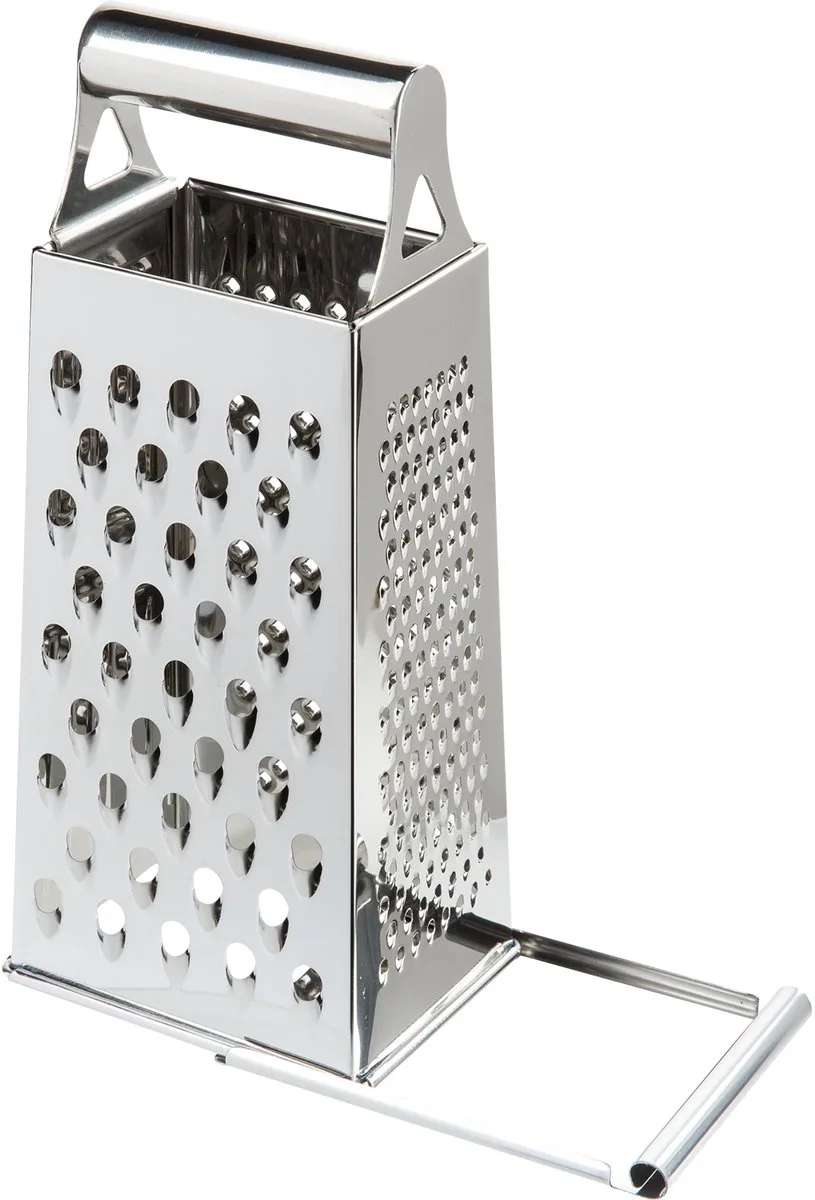 Vierzijdige rasp met schuifsluiting, 4 snij-/raspvlakken, hoogte: 26,4 cm, roestvrij staal, Quattro, 11382270 van Westmark in Zilver – productfoto