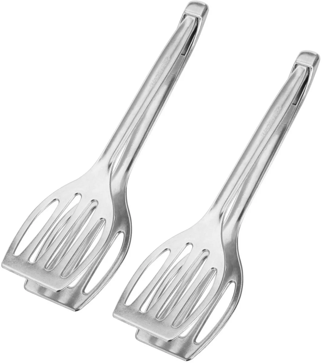 Westmark 2 Dubbele Spatels/Grill Tang, Lengte: 27,5 cm elk, Gegoten aluminium, Duetto, 211022E3 van Westmark in Zilver – productfoto