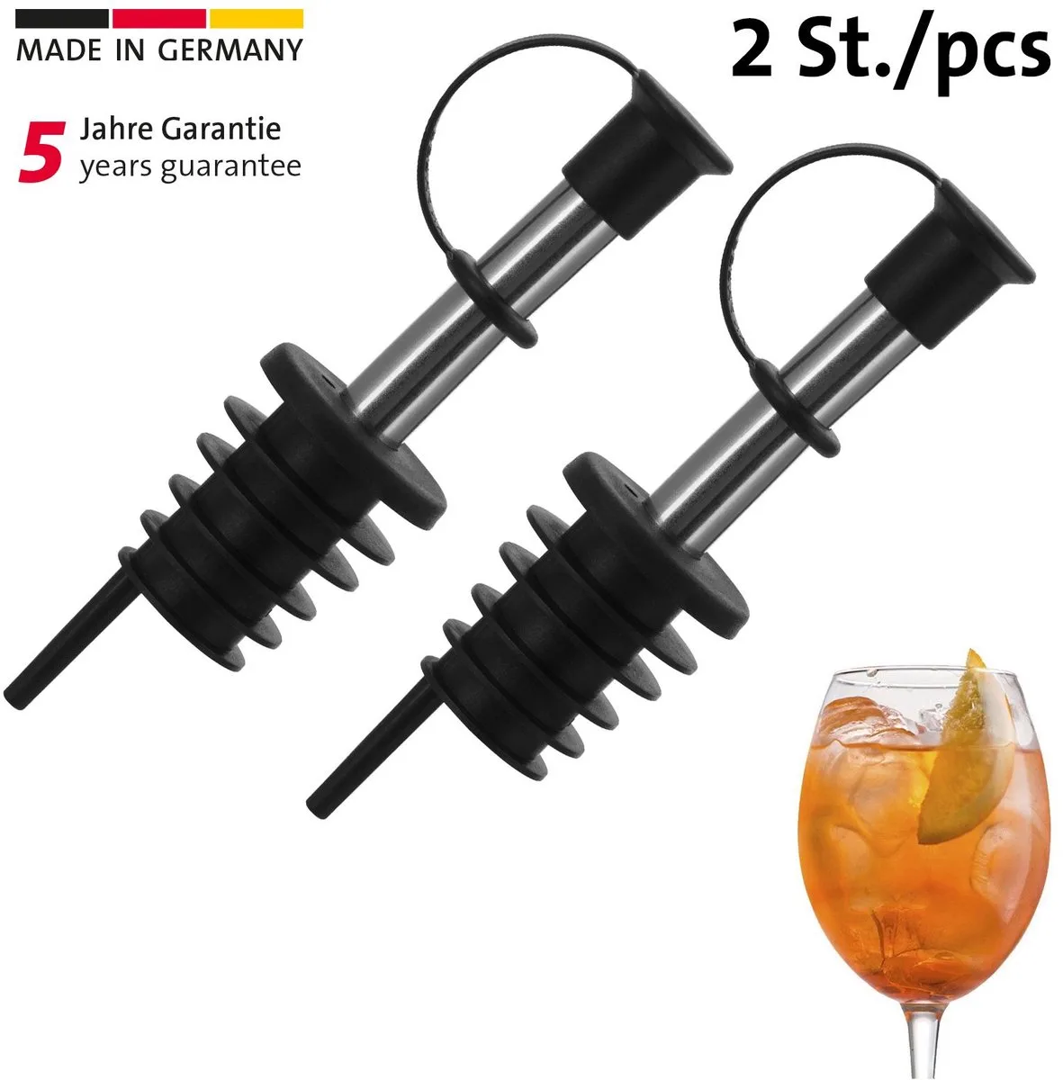 Westmark 2 schenktuit »Inox Eco-Pour«, PE-kurk, lusdop, 45372280 de Westmark en Argent – photo produit