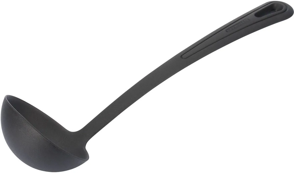 Westmark 2 soeplepels/opscheplepels, hittebestendig tot 270 °C, PPA, lengte: 31,5 cm, Gentle Plus, 285622E5 von Westmark in Schwarz – Produktfoto