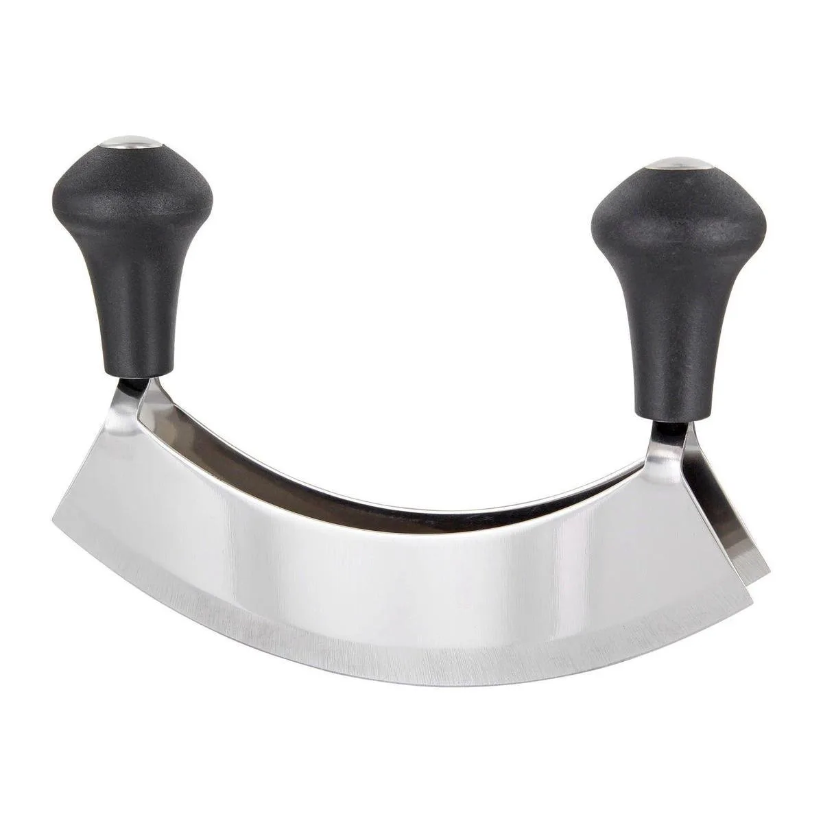 Wiegemes/kruidensnijder, met 2 messen, lengte: 17 cm, roestvrij staal/kunststof, zilver/zwart, 12942270 de Westmark en Noir – photo produit
