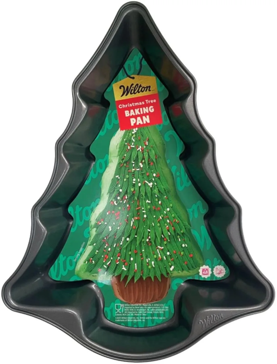 Bakvorm - 37,5 x 23 cm - Cakevorm - Taartvorm von Wilton in Kerstboom – Produktfoto