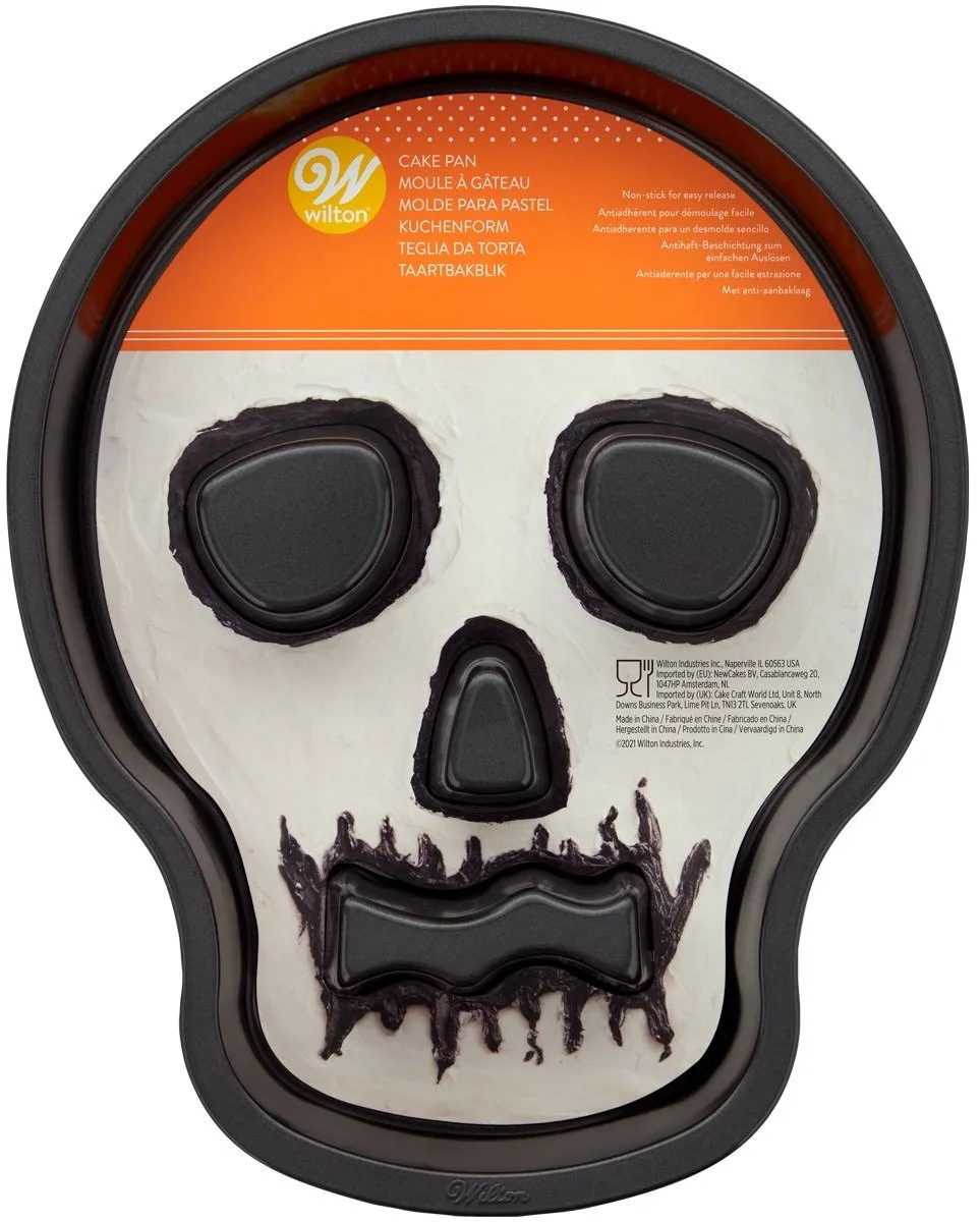 Bakvorm - Halloween - Doodshoofd - Cakevorm van Wilton in Halloween Doodshoofd – productfoto