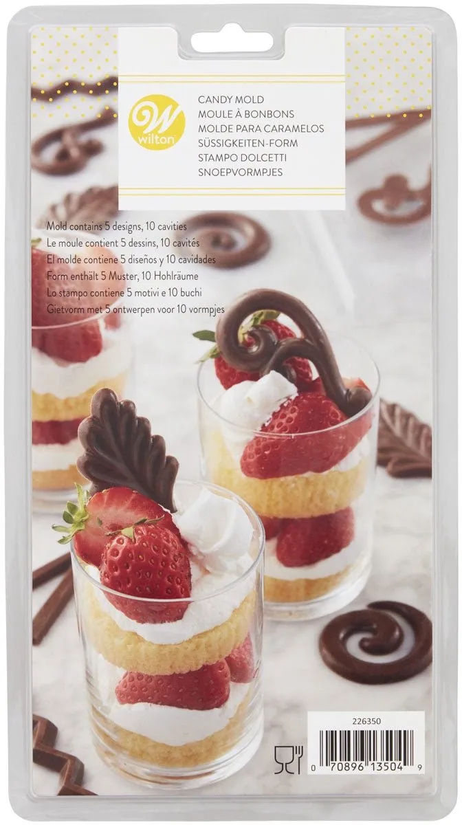Candy Mold - Chocolade Mal - Bakvorm Chocolade de Wilton en Dessert accenten – photo produit