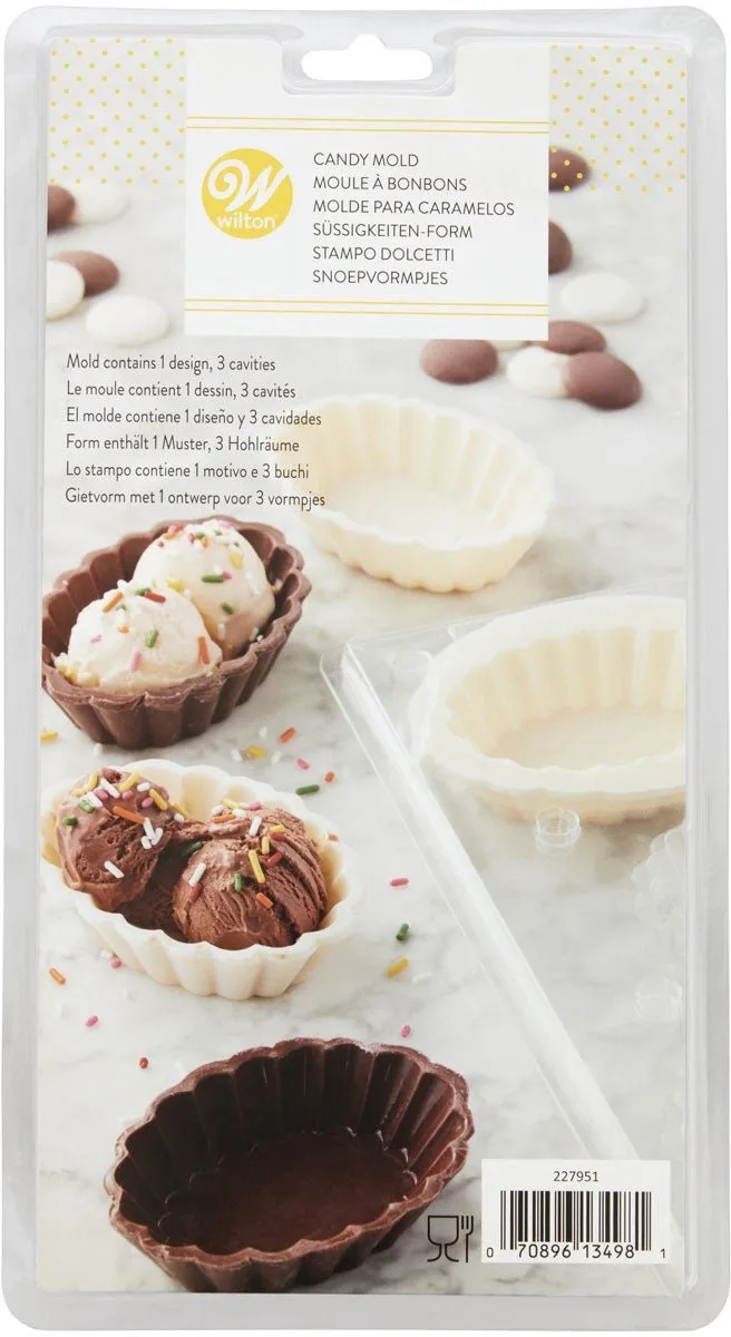 Candy Mold - Chocolade Mal - Bakvorm Chocolade de Wilton en Dessertbakjes – photo produit