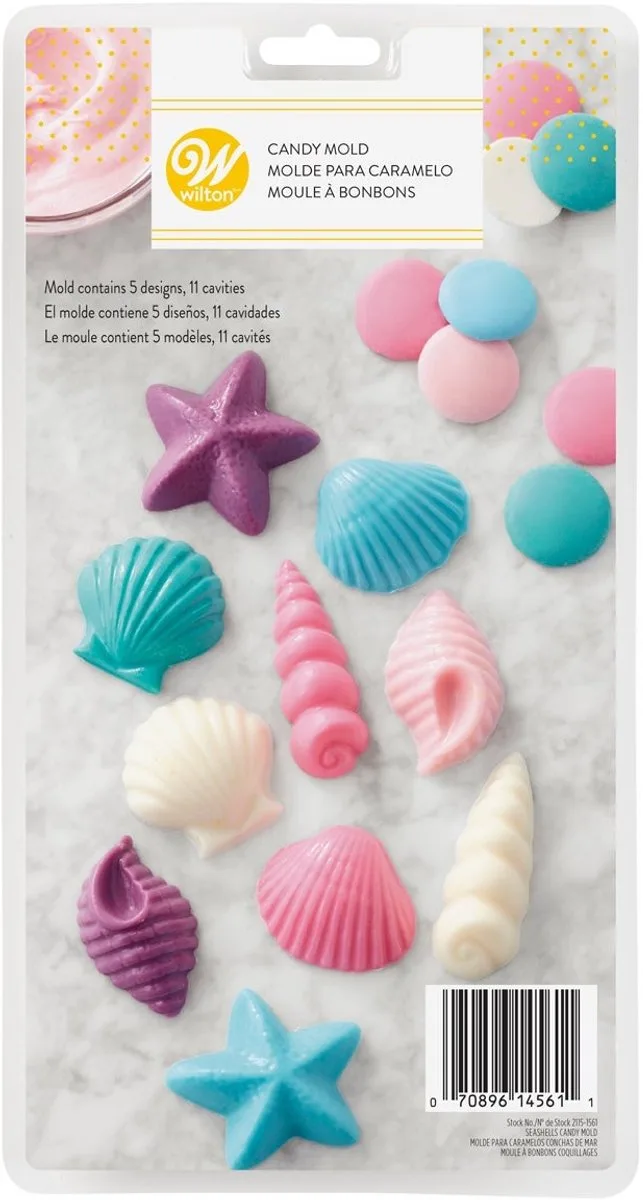 Candy Mold - Chocolade Mal - Bakvorm Chocolade von Wilton in Schelpen – Produktfoto